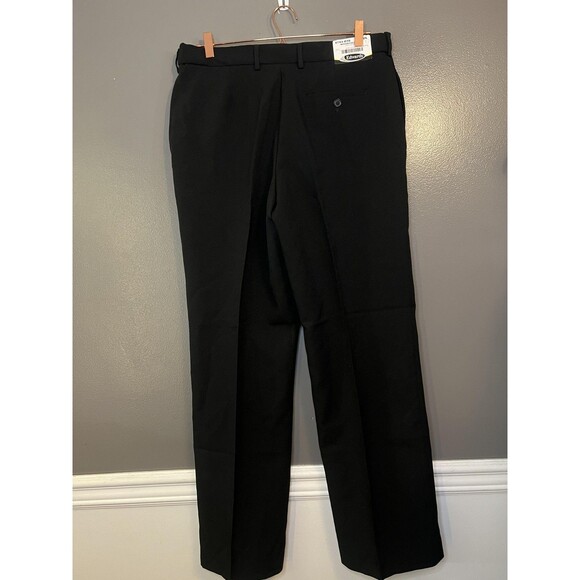 Edwards Pants Womens 14 Black Uniform Dress Slacks Flat Front Work 8793-010 - Picture 5 of 10